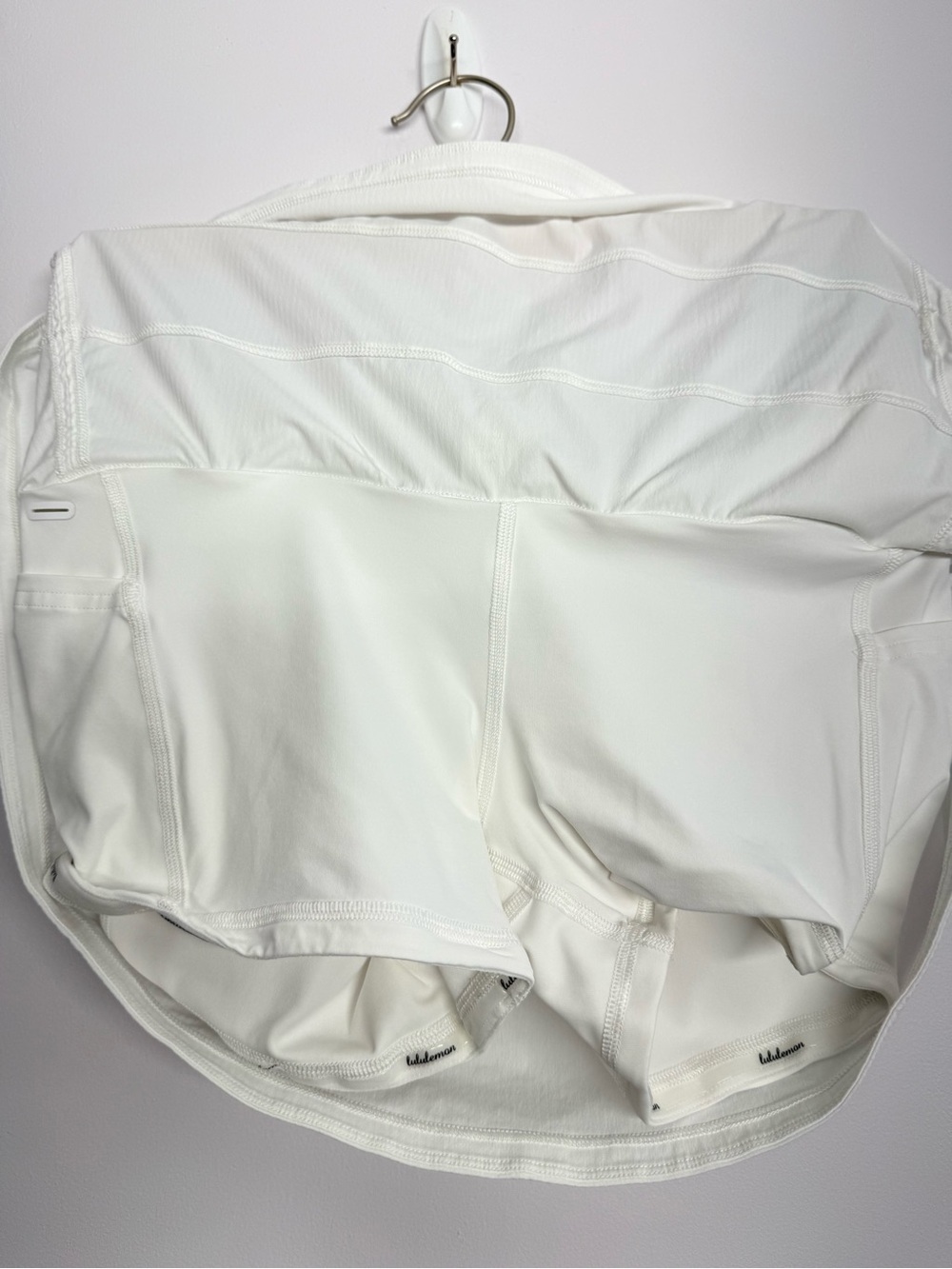 Lululemon Pace Rival Skirt (Regular) *4-way Stretch 13" White Size 6 - Picture 5 of 5